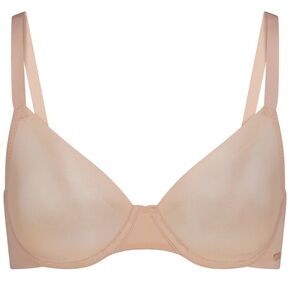 SKIMS No-Show Unlined Demi-bra Size 36C in Color Mica